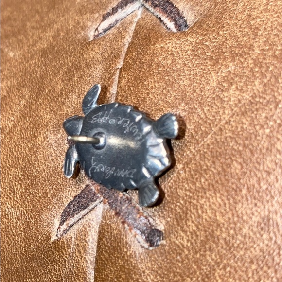 Danforth Pewter 1993 Turtle Scatter Lapel Pin Signed Vintage Unisex - Picture 6 of 11